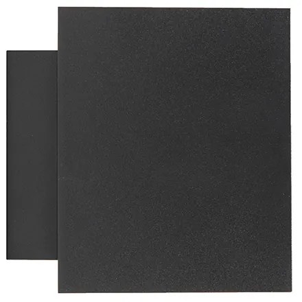 Design fali lámpa fekete és arany színben, téglalap alakú - Sola