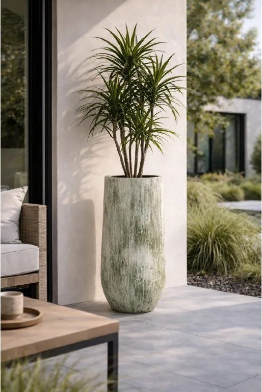 Pottery Pots Nax virágcserép, császárfehér színű, több méretben - PotteryPots méret: M - ø 33,5 cm | m. 70 cm