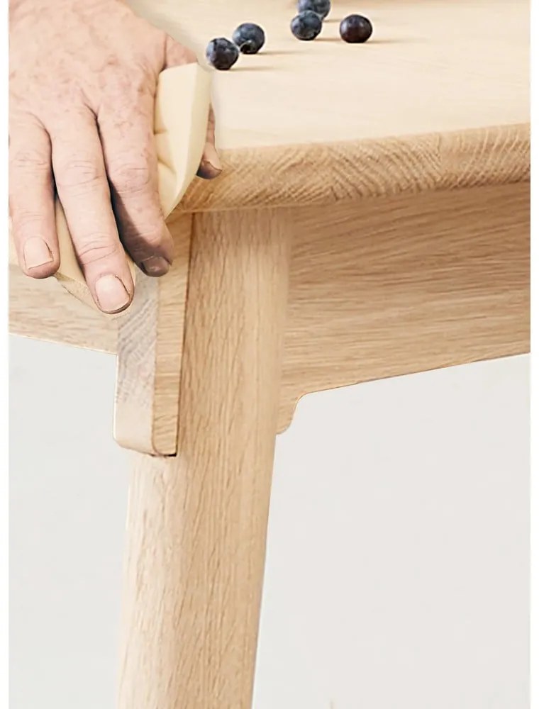 Tölgyfa bővíthető étkezőasztal hosszabbító asztallappal 106x184 cm Miro – Hammel Furniture