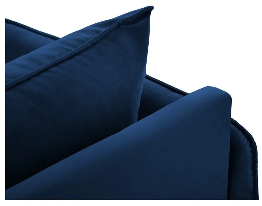 Kék bársony heverő (bal oldali) Vienna - Cosmopolitan Design