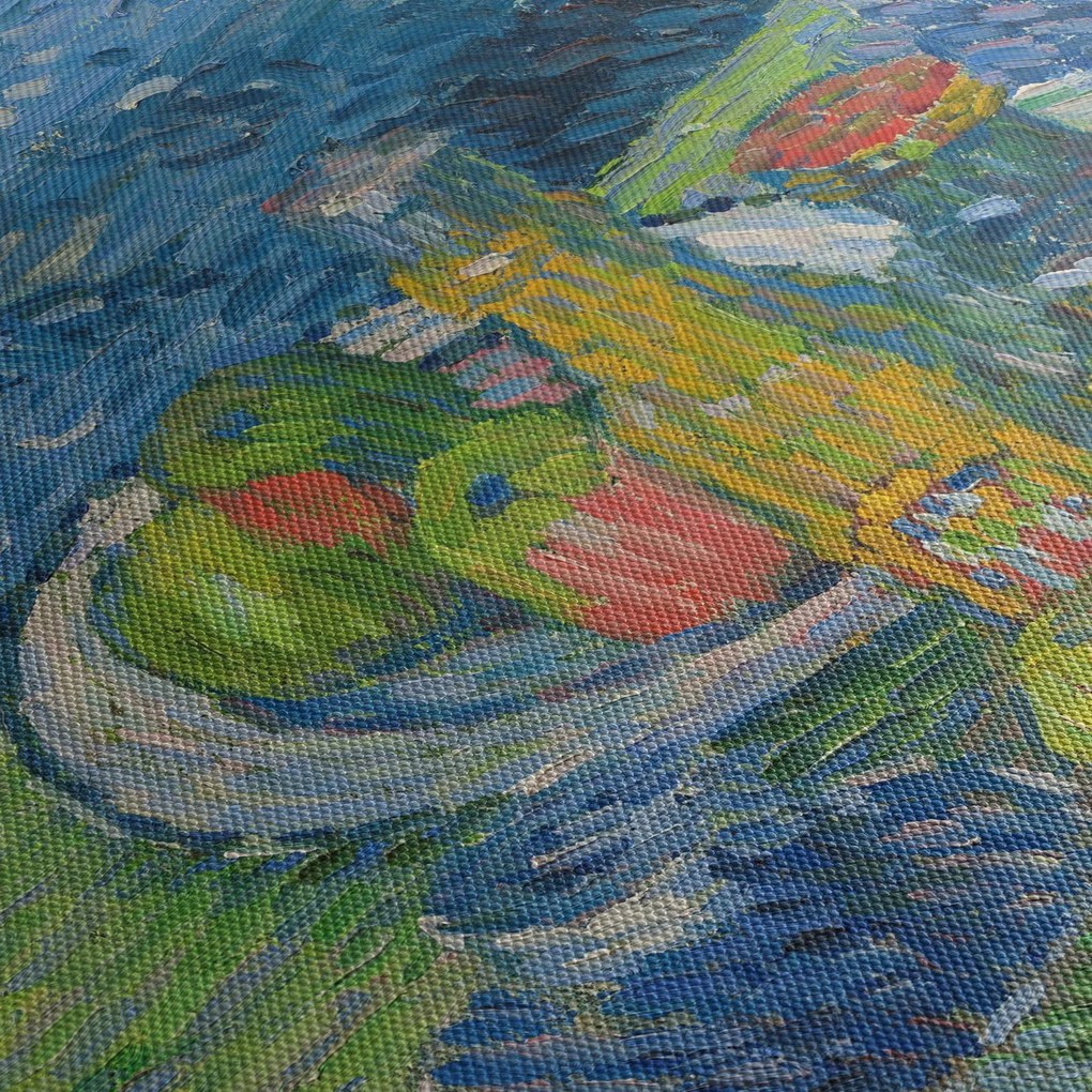 Kép - Alexej von Jawlensky, Still Life with Bottles and Fruit, reprodukciók (70x50 cm)
