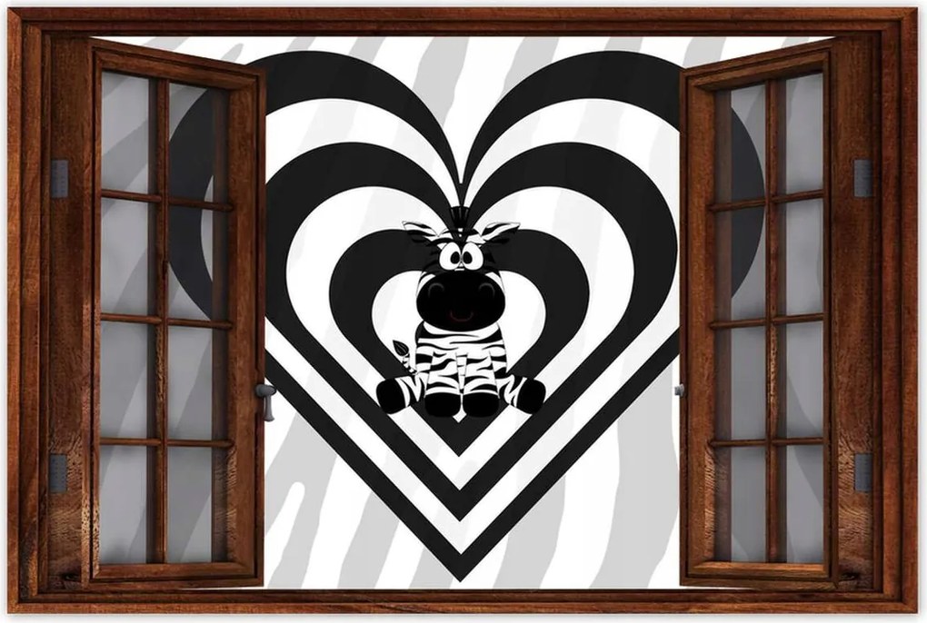 Poszterek 90x60 Zebra csíkos