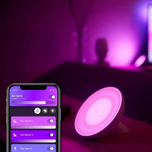 Philips - LED RGB Szabályozható asztali lámpa Hue BLOOM 1xLED/7,1W/230V