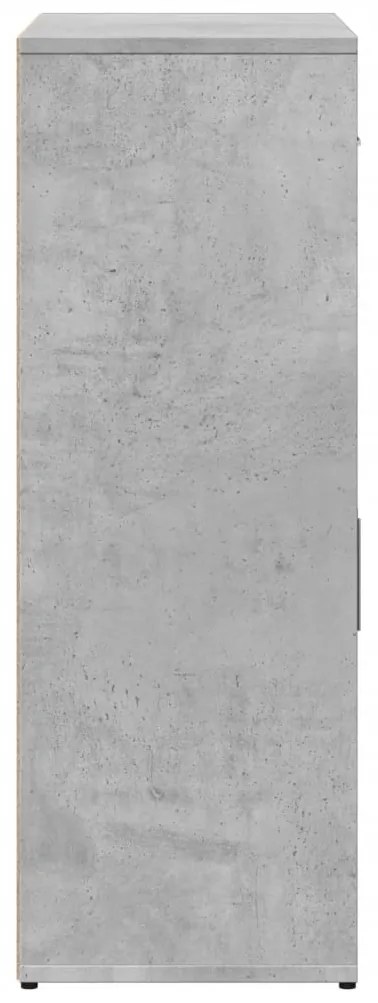 betonszürke szerelt fa tálalószekrény 60 x 30 x 84 cm