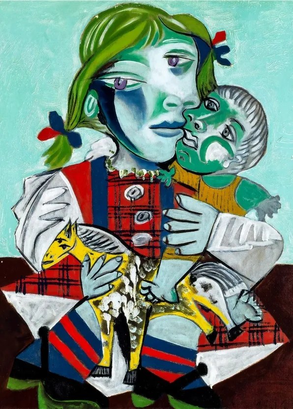 Picasso Maja baba Poszter A1 59,4x84,1cm mű reprodukció art kép#478