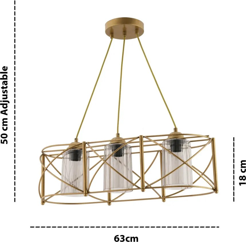 Dratrio Glass - Gold, Grey