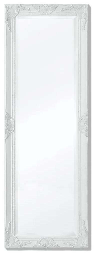 vidaXL 140x50 cm fehér Barokk stílusú fali tükör