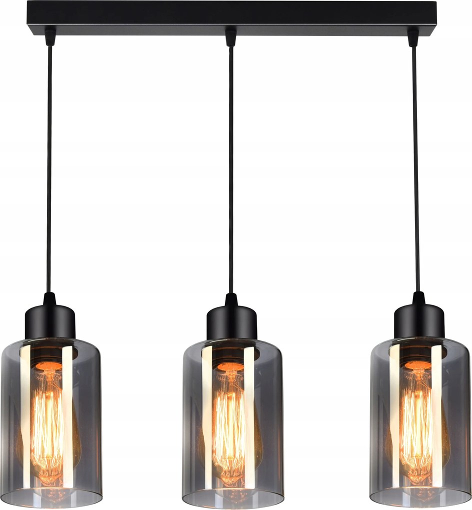 Függő lámpa Csillár Plafon Üveg Led Csövek