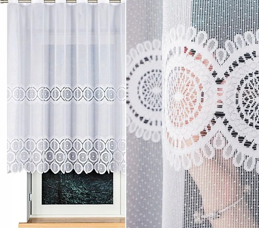 Malwina függöny mintás 18535, 400x130cm (szegélyekkel)