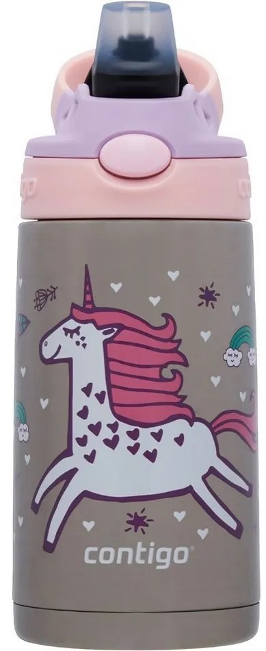 Contigo Gyermek hőálló palack Easy Clean 380 mlStrawberry Unicorn