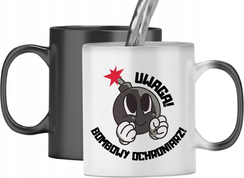 Mágikus Bögre Biztonsági Őrnek Színváltó Nyomtatott Fényképpel