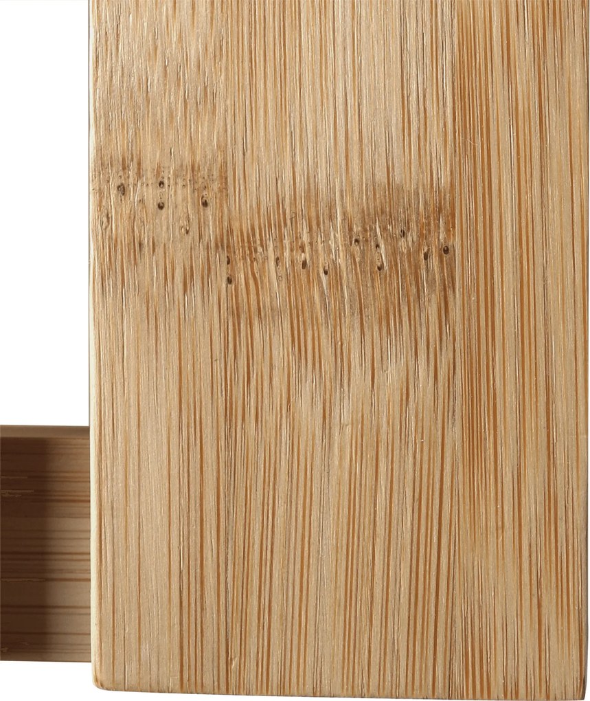 Csúszásgátló szőnyeg a fürdőszobába, természetes lakkozott bambusz, KLERA