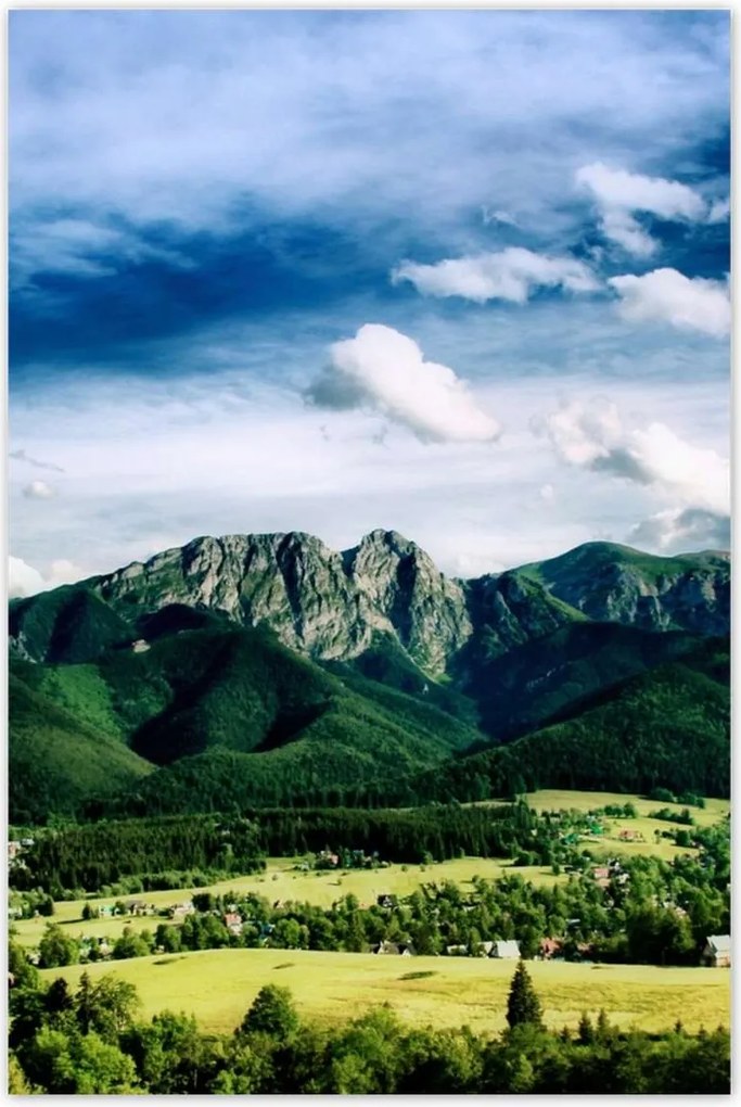 Poszterek 80x120 Tátra Panoráma Tájkép