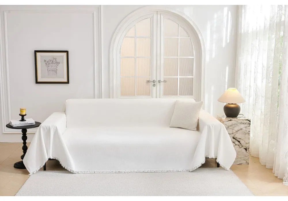 Fehér fotel huzat 70 cm Talo – Filumi