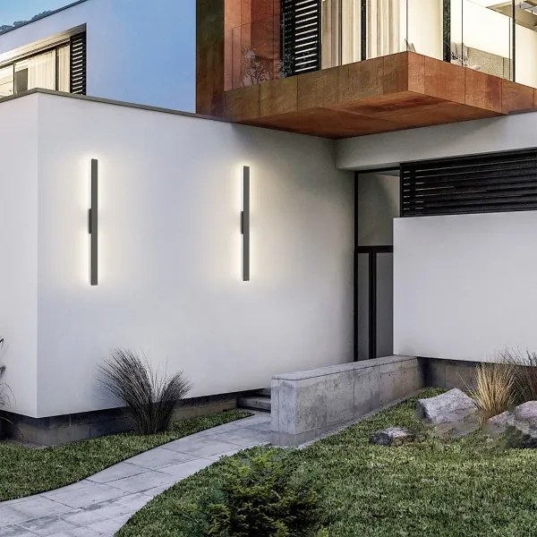 Brilagi - LED kültéri fali lámpatest LUNA LED/24W/230V 3000K IP65 antracit