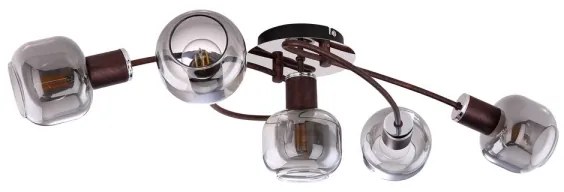 Globo 54303-5 - Spotlámpa PALLO 5xE14/40W/230V