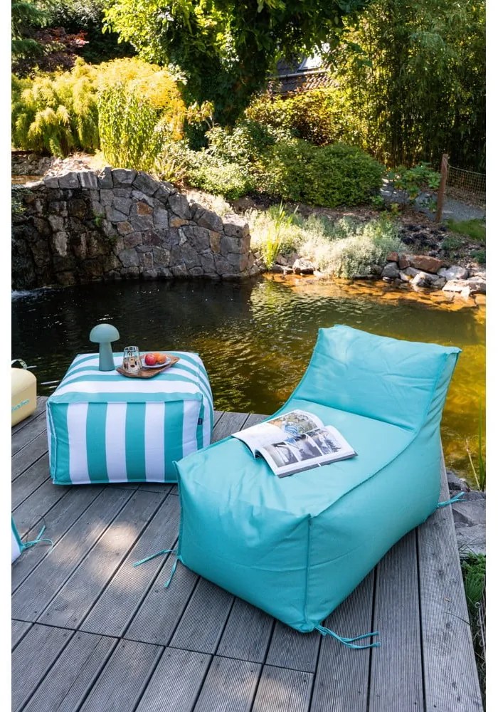 Fehér-zöld kerti babzsák – Bonami Essentials