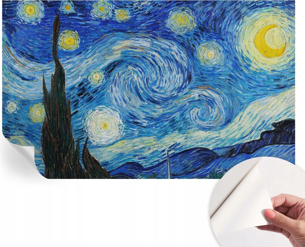 Öntapadós fotótapéta Nappaliba és Hálószobába Éjszakai égbolt 416x254 cm