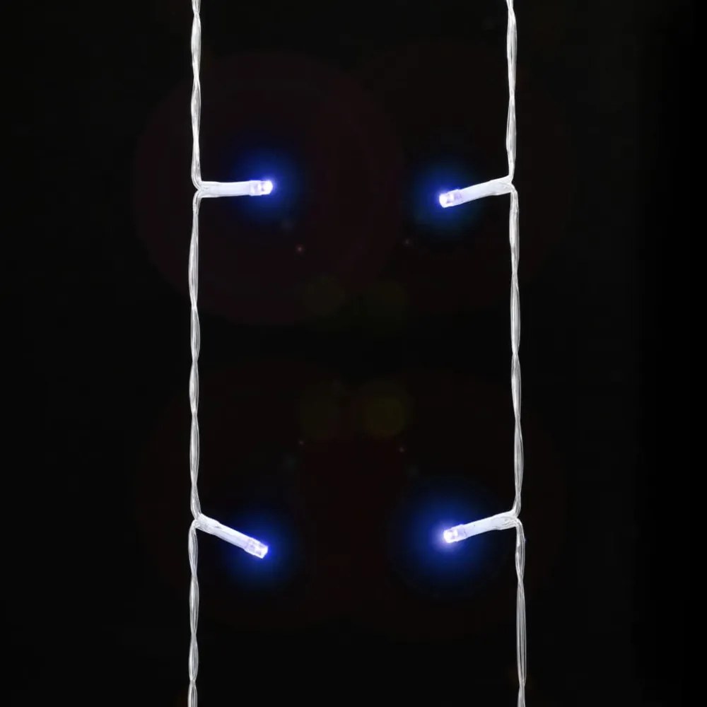 kék 320 LED-es karácsonyfafüzér 375 cm