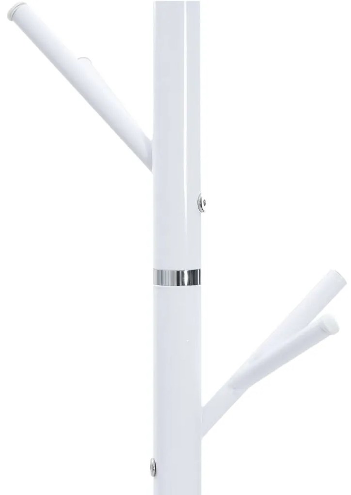 fehér porszórt vas ruhafogas 175 cm