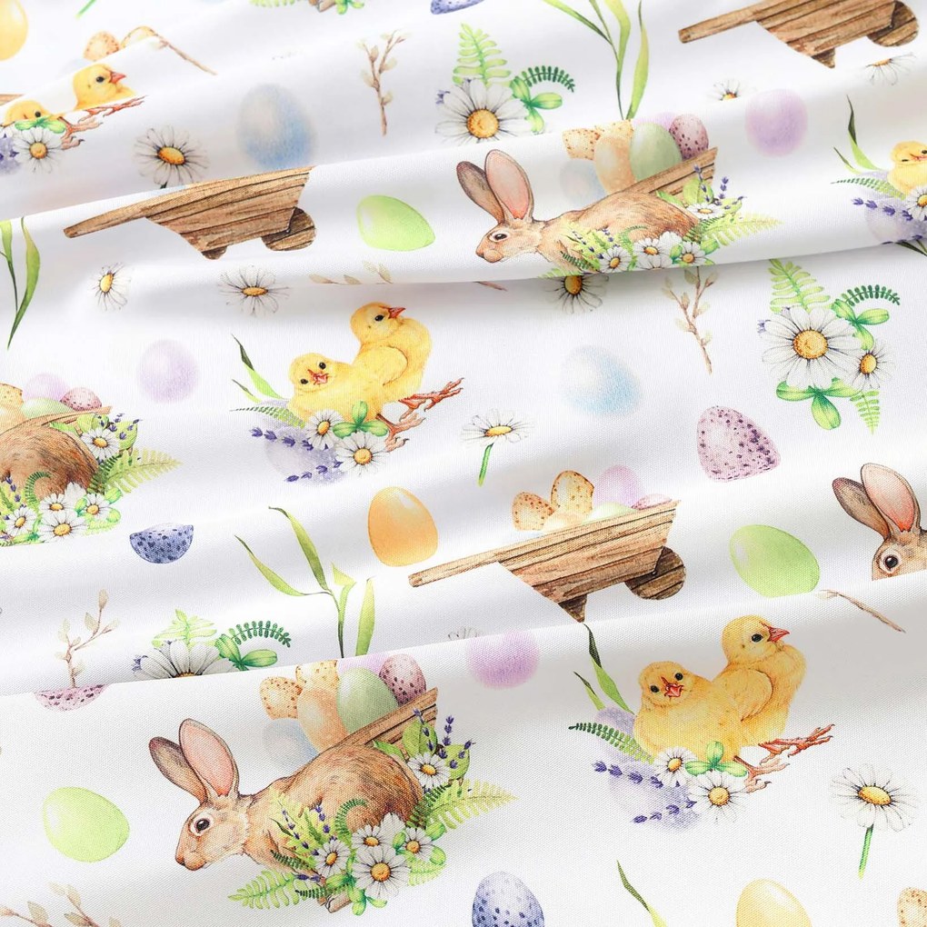 Goldea húsvéti díszpárnahuzat - húsvéti szimbólumok 50 x 50 cm