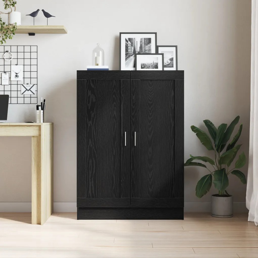 Könyvespolc Fekete Tölgy 82,5x30,5x115 cm Mérnöki Fa