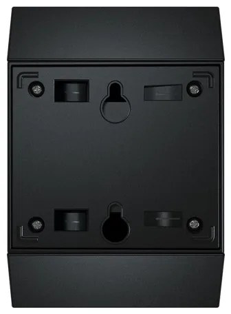 Falra szerelhető napelemes LED-lámpa érzékelővel LED/2,5W/3,7V IP65 1200 mAh fekete