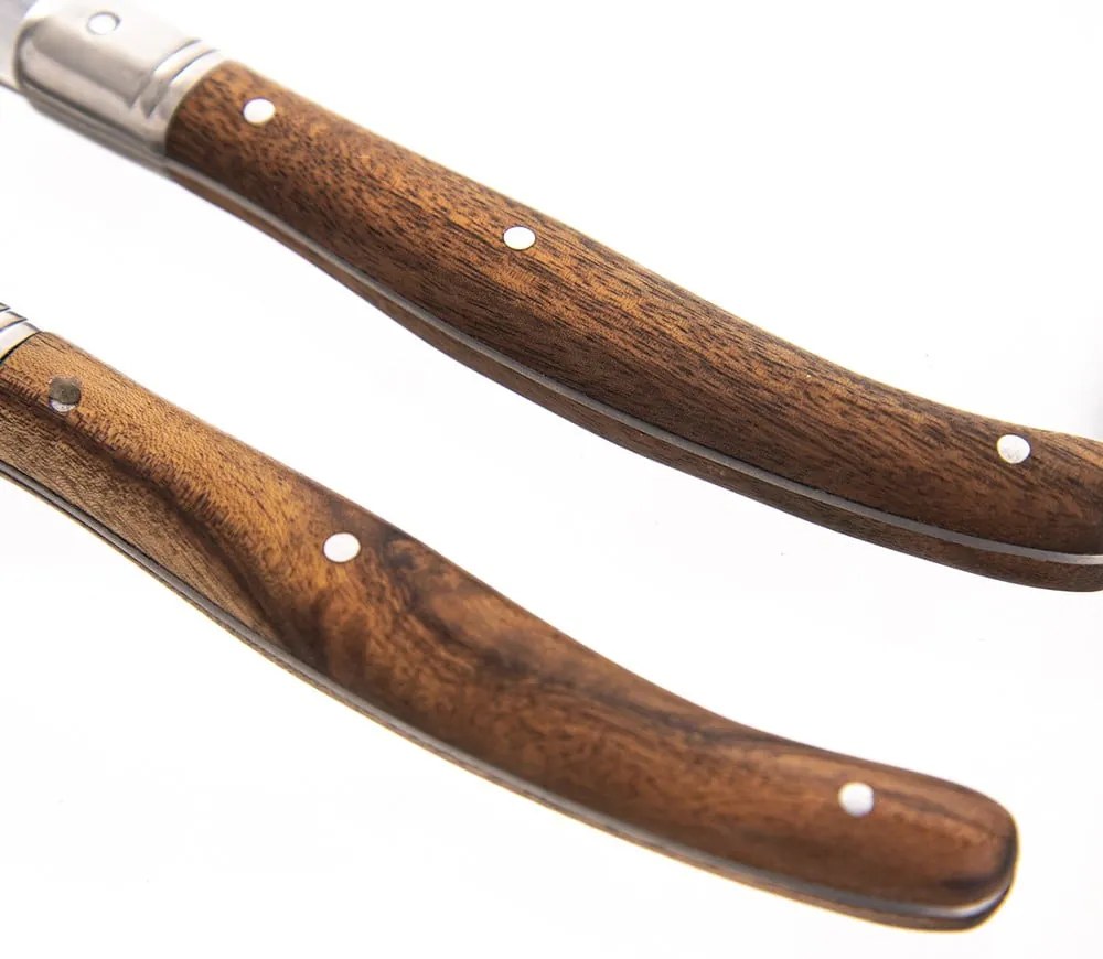 Ezüstszínű-natúr színű rozsdamentes acél evőeszköz készlet 2 db-os – Orion