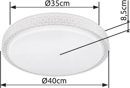 GLOBO 41749-22 OVI Ufo Lámpa IP20