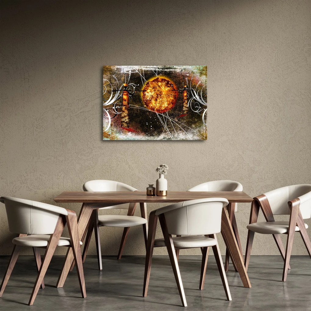 Egy őskori festmény képe (70x50 cm)