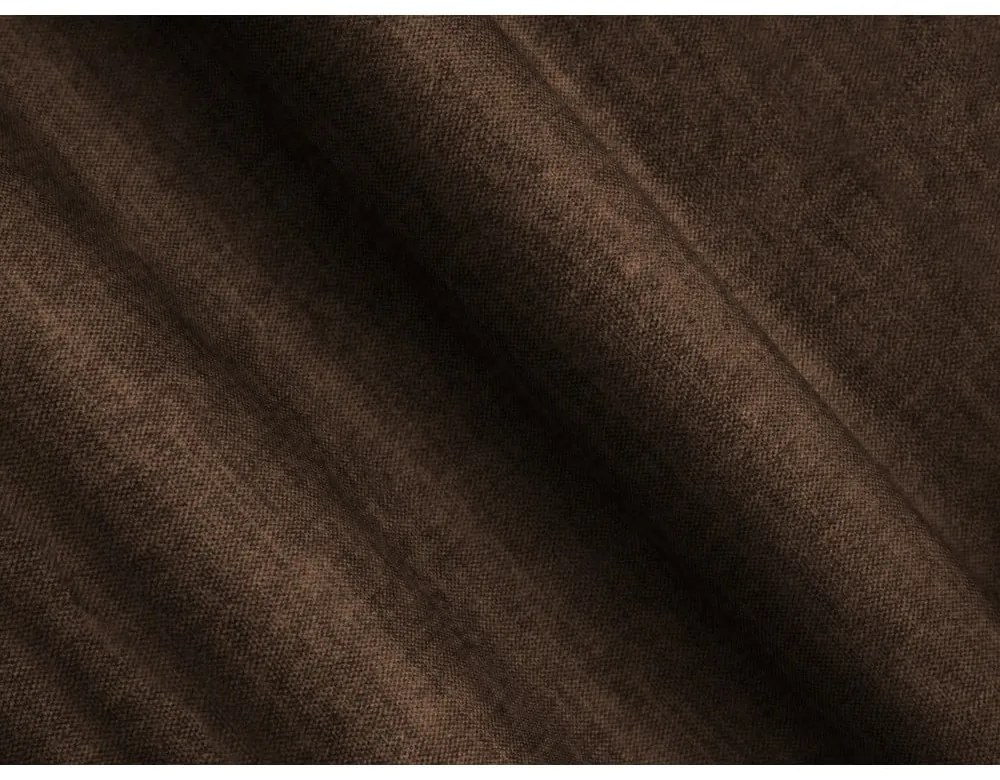 Sötétbarna bársony kanapé 250 cm Loretto – Cosmopolitan Design