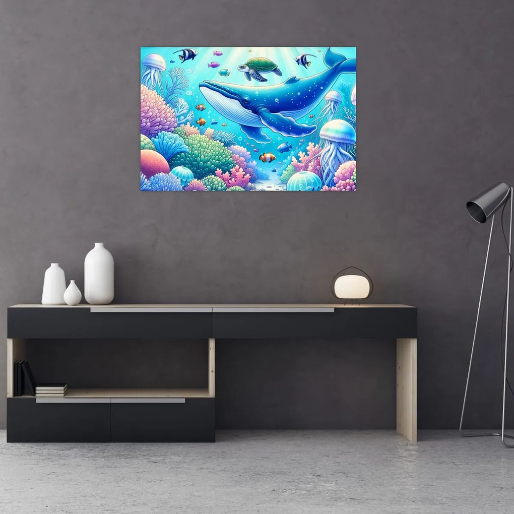 Kép – Víz alatti világ (90x60 cm)