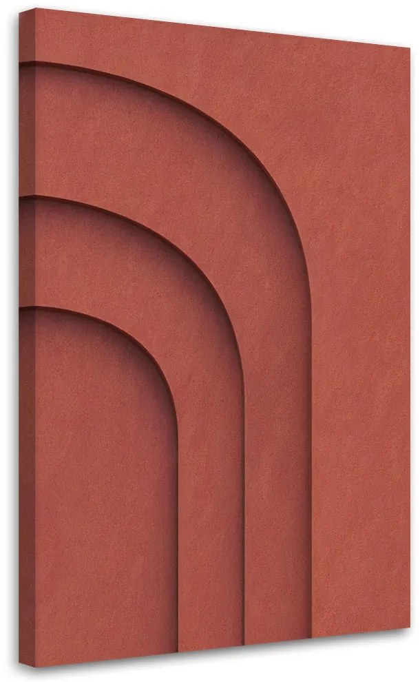 Gario Vászonkép Piros dombormű 3D Méret: 70 x 100 cm
