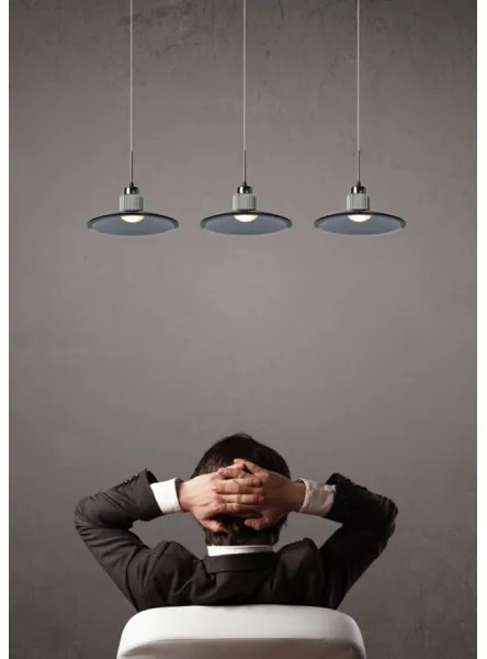 Lucide 32452/15/11 - LED függeszték COSMO 3xLED/10W/230V fényes króm