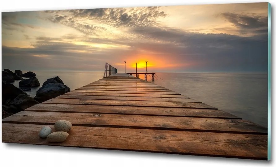 Fotó kép edzett üveg Maldív-szigetek tengerpart 125x50