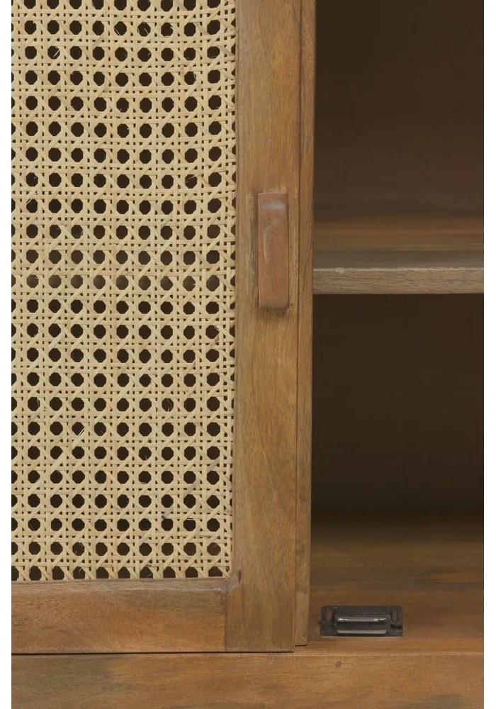 Barna mangófa komód 90x160 cm Nipas – Light &amp; Living