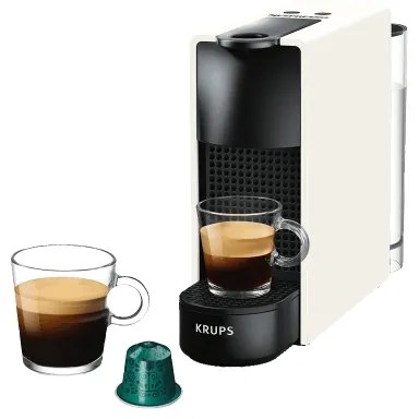 Krups - Kapszulás kávéfőző NESPRESSO Essenza mini 1310W/230V fehér