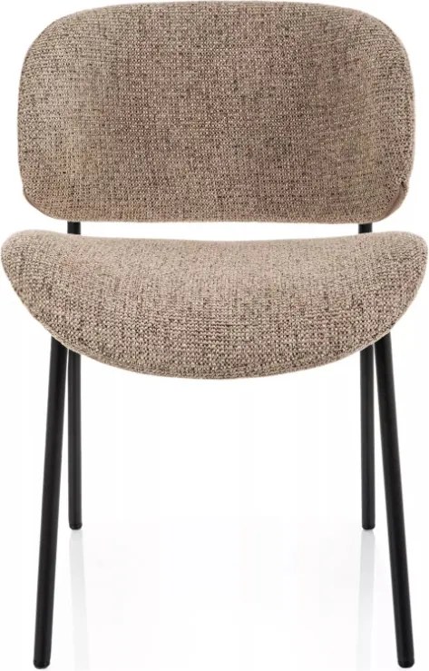 Kiso Noelle étkezőszék sötétbézs/fekete