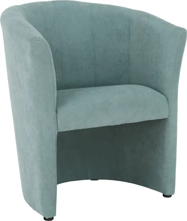 Klub fotel puffal, mentol, ROSE