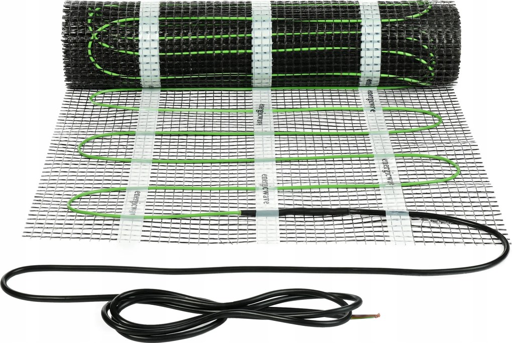 Fűtőszőnyeg Csempeszőnyeg Padlófűtés 150W/m2 1,5m2