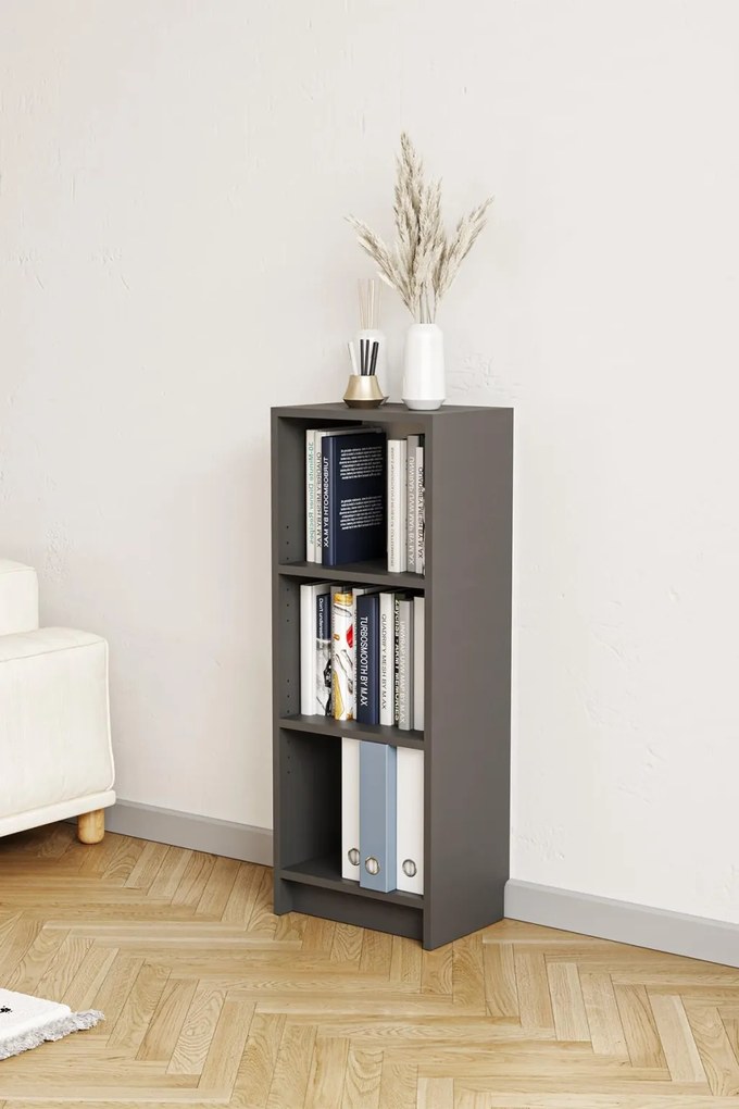 Könyvespolc, antracit, 40 cm – Bili3