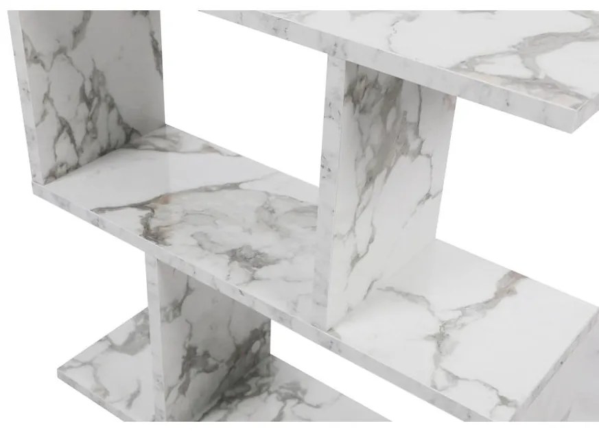Kis asztal Life - Fehér, Marble