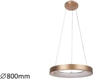 Rabalux beltéri led függeszték 80w 6335lm 4000k arany/fehér carmella
