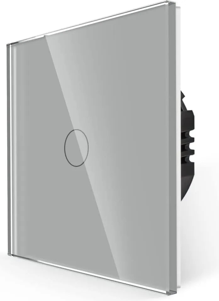 Érintőkapcsolós lámpakapcsoló 1-fokozatú szürke