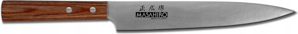 Japán adagoló kés Masahiro Sankei Carving 205 barna