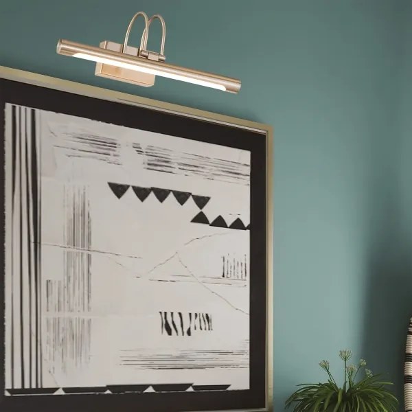 LED Képmegvilágító LED/9W/230V 3000K 42 cm króm