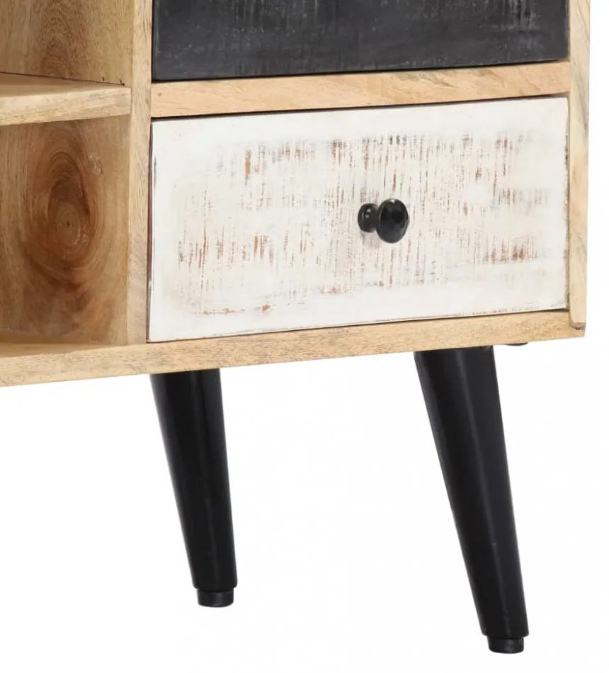 tömör mangófa TV-szekrény 115 x 30 x 47 cm