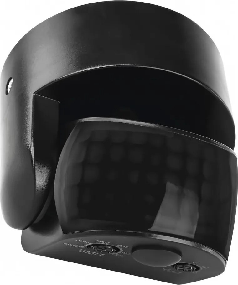 Kültéri mozgás- és alkonyatérzékelő PIR 1200W/230V IP65 fekete