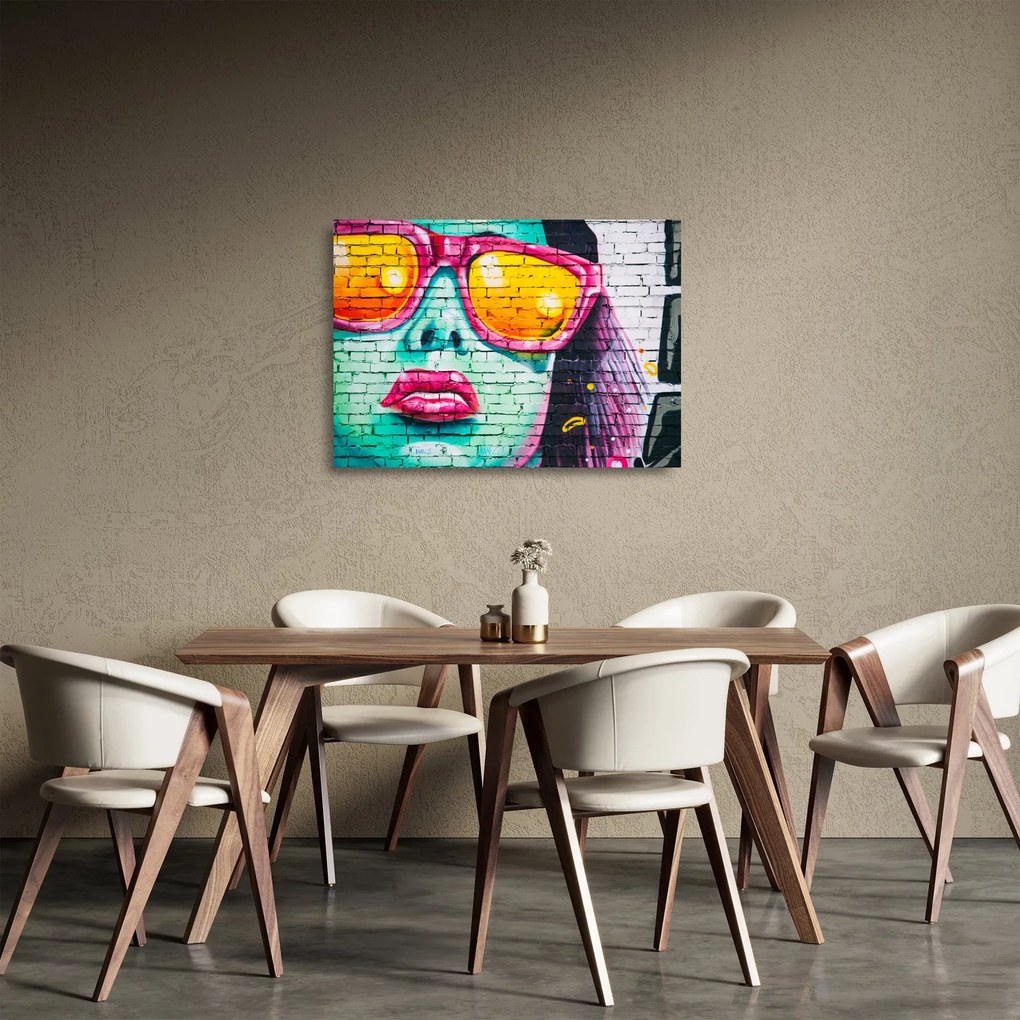 Kép - Falfirka (üvegen) (70x50 cm)