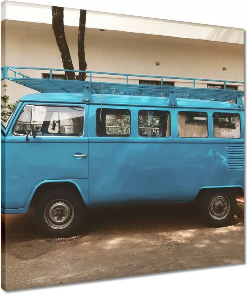 Vászonkép 50x50 Kék uborka Vw